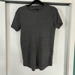 Men’s Cotton On Lounge dark grey gray waffle knit t shirt tee XS